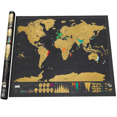 Luxury Edition Travel World Scratch Map