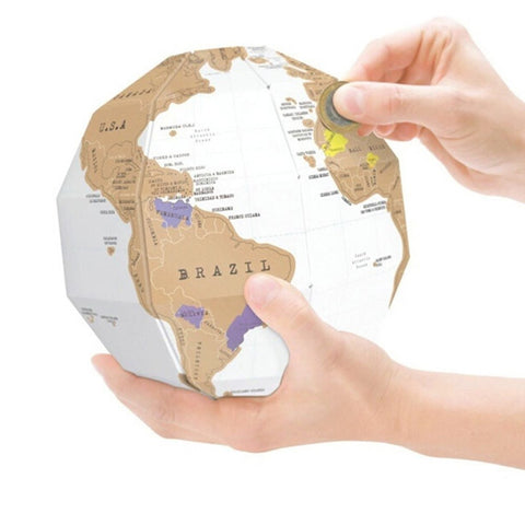3D Scratch Off World Map