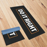 Do It Right Yoga Mat - In Black