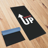 Turn It Up Yoga Mat - In Black