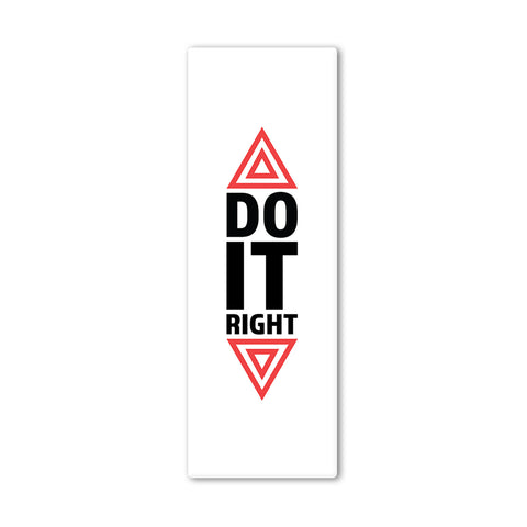 Do It Right Yoga Mat - In White