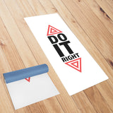 Do It Right Yoga Mat - In White