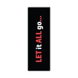Let It All Go Yoga Mat - In Black