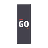 Let It All Go Yoga Mat - In Charcoal