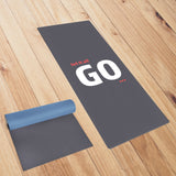 Let It All Go Yoga Mat - In Charcoal