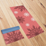 Red Mandala Yoga Mat