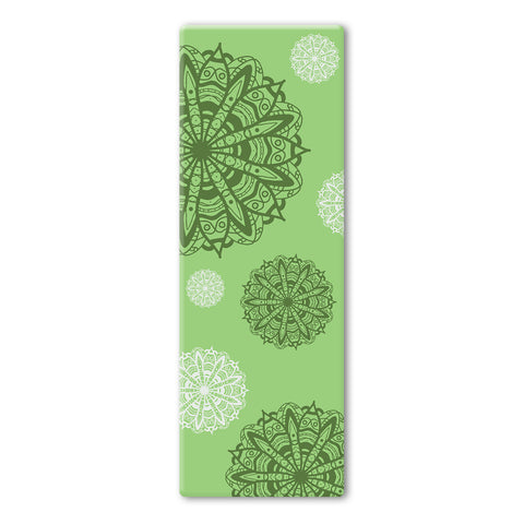 Green Mandala Yoga Mat