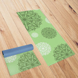 Green Mandala Yoga Mat
