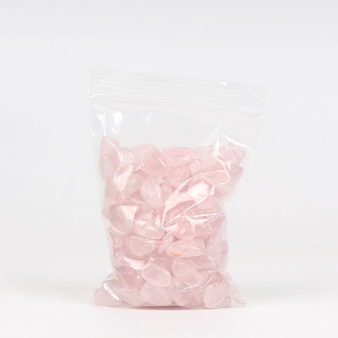 Rose quartz crystals refill package.